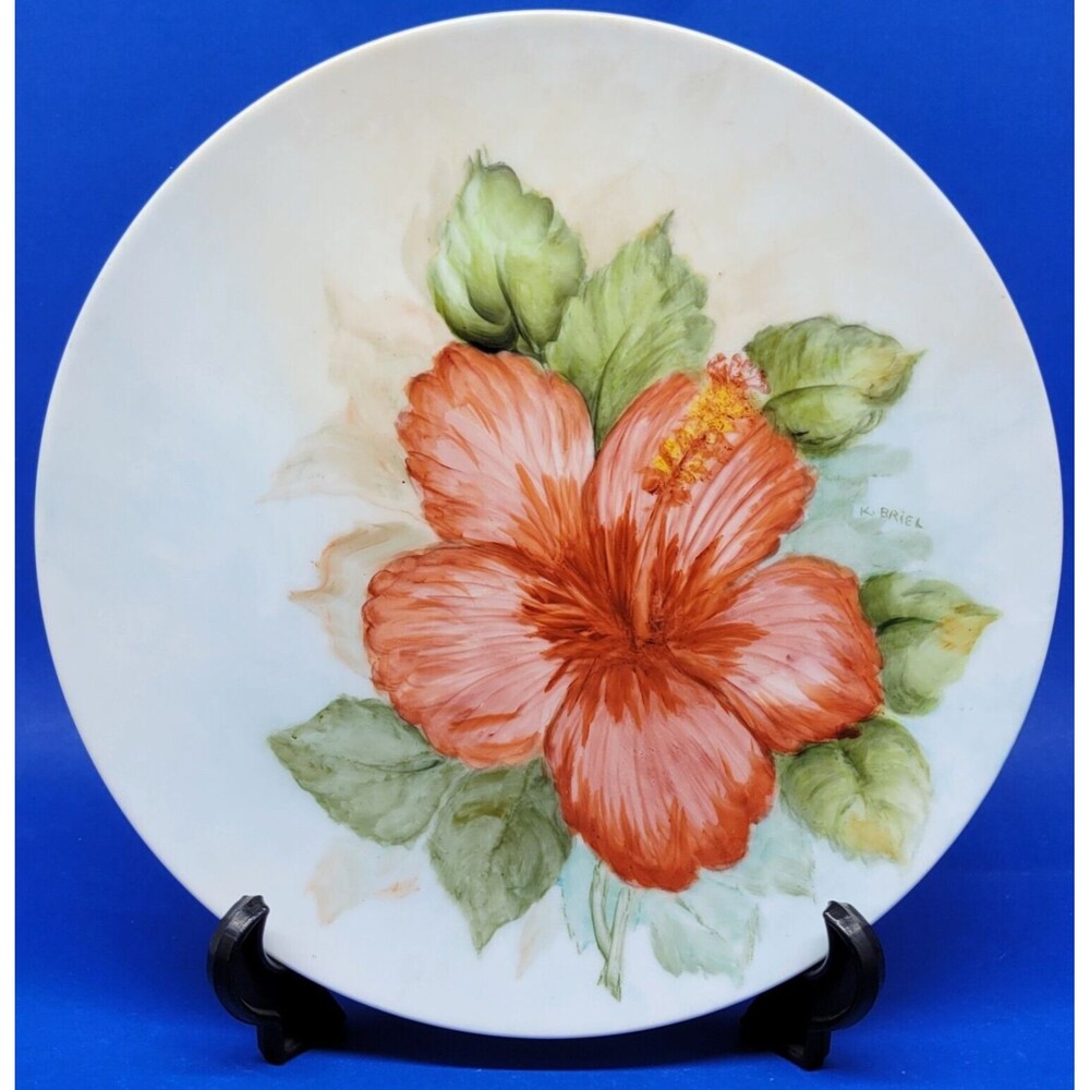 Noritake Cook & Serve Angela Hibiscus Dinner Plate 10-1/2" Japan